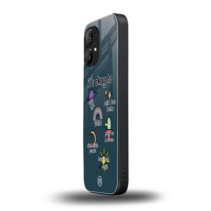 it's okay back phone cover | glass case for nothing phone 1