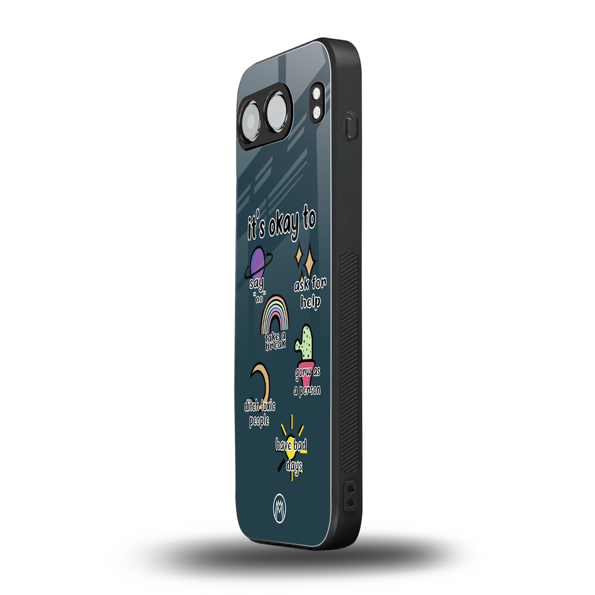 it's okay back phone cover | glass case for oneplus nord 4