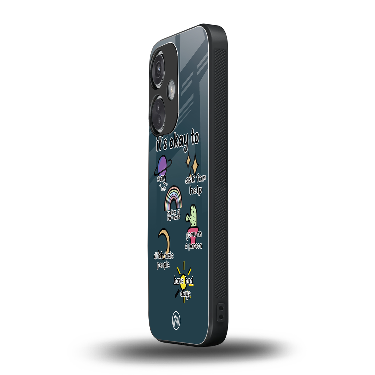 it's okay back phone cover | glass case for oneplus nord ce 3