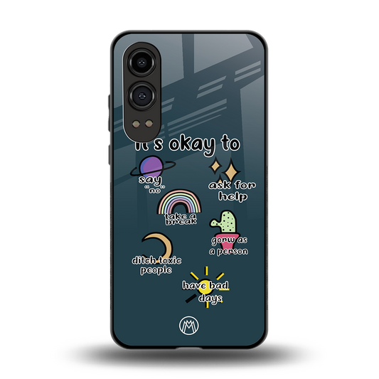 it's okay back phone cover | glass case for oneplus nord ce 4 lite