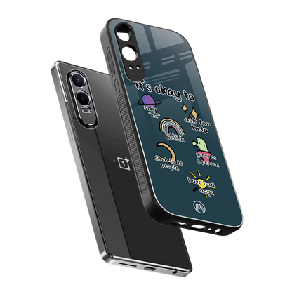 it's okay back phone cover | glass case for oneplus nord ce 4 lite
