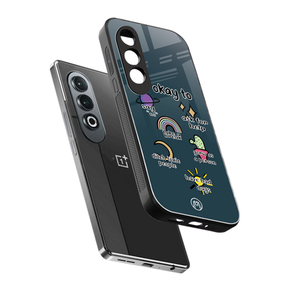 it's okay back phone cover | glass case for oneplus nord ce 4