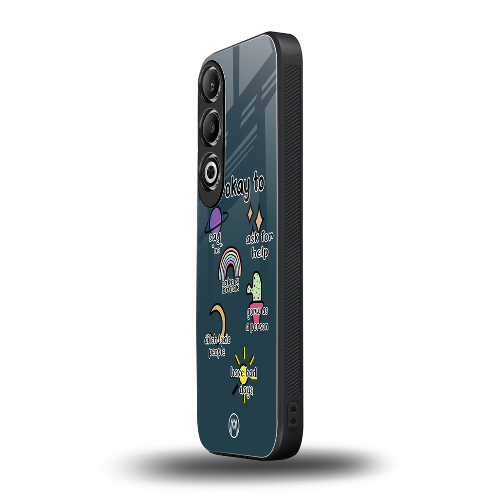 it's okay back phone cover | glass case for oneplus nord ce 4