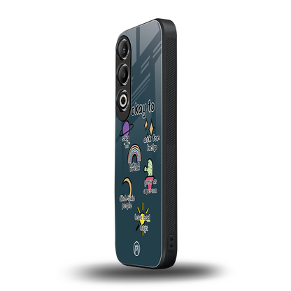it's okay back phone cover | glass case for oneplus nord ce 4