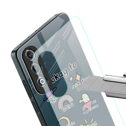 it's okay back phone cover | glass case for oneplus nord ce 4