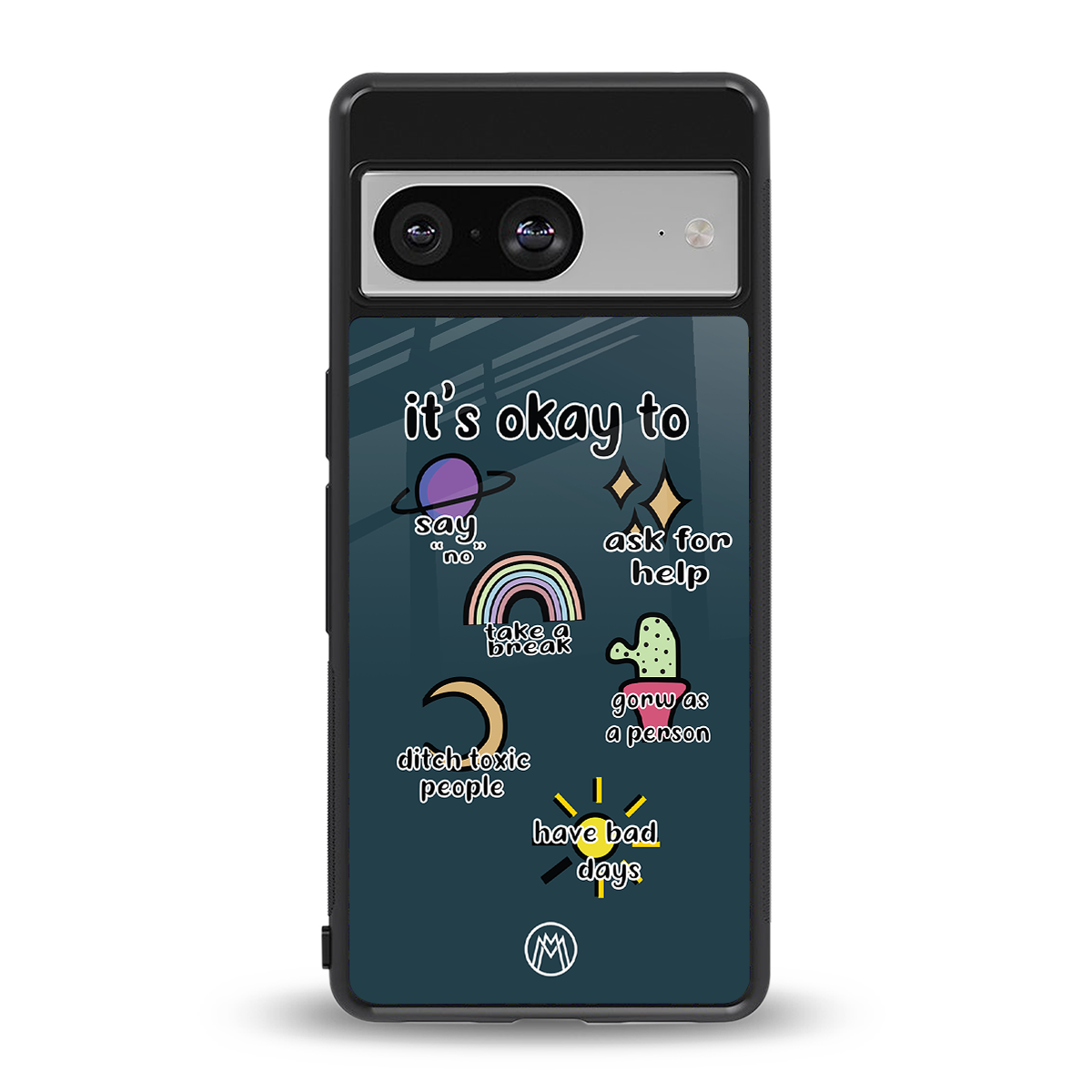 it's okay back phone cover | glass case for Google Pixel 8