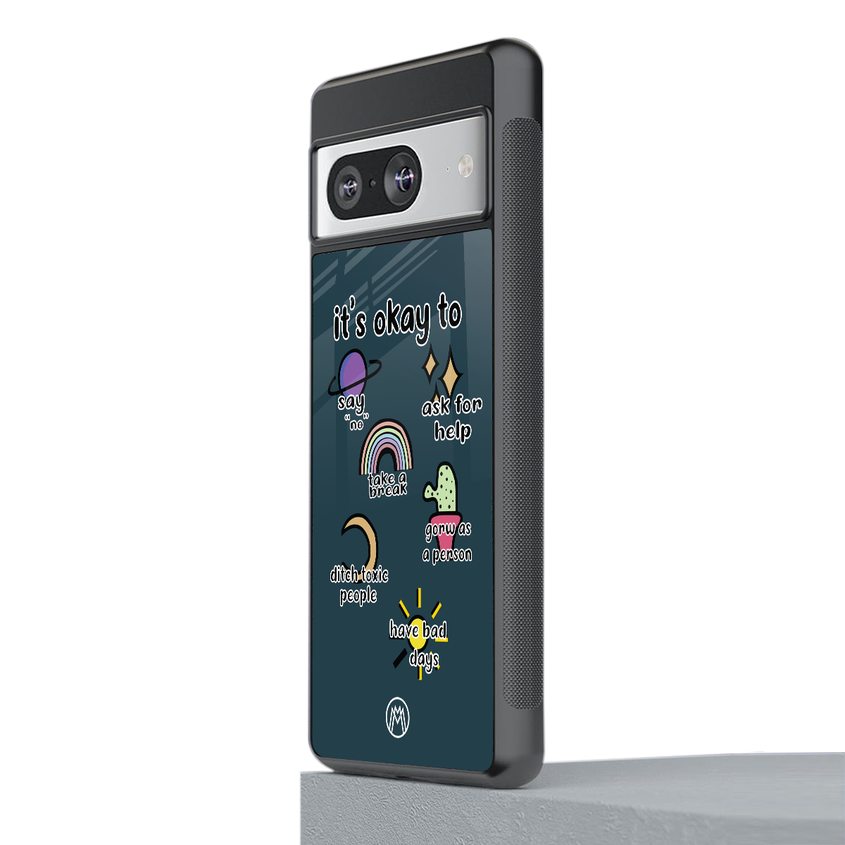 it's okay back phone cover | glass case for Google Pixel 8