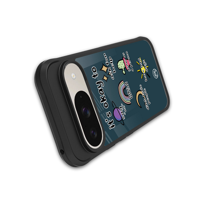 it's okay back phone cover | glass case for google pixel 9