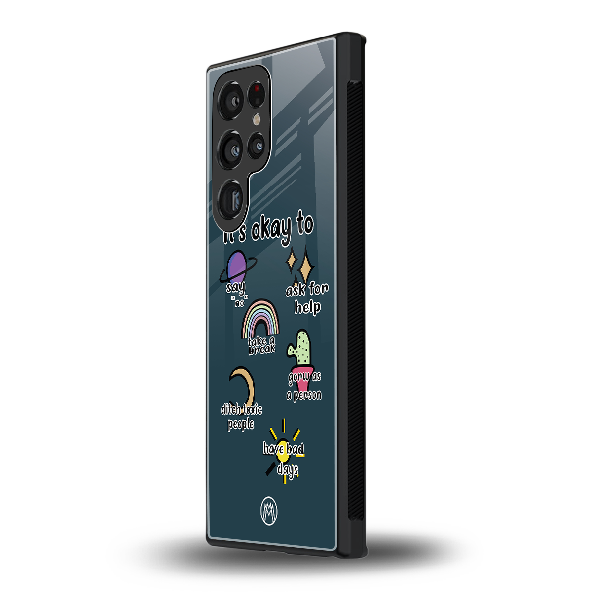 it's okay back phone cover | glass case for samsung galaxy s23 ultra