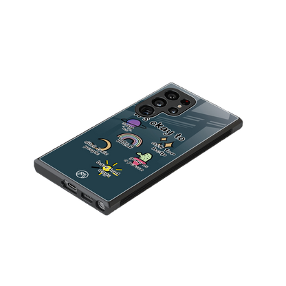 it's okay back phone cover | glass case for samsung galaxy s23 ultra