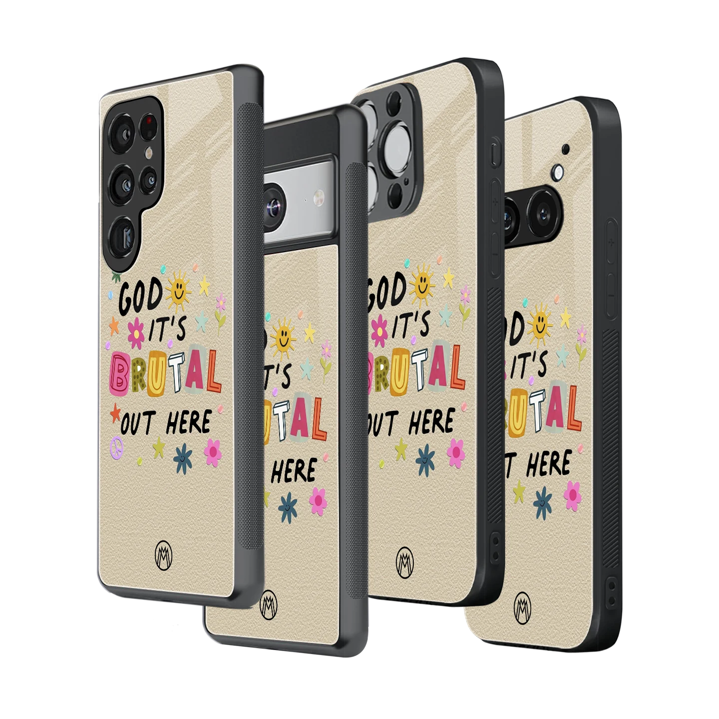 Stylish Glass Back Case for All Smartphones – iPhone, Samsung, OnePlus, Pixel, Redmi, Oppo, Vivo, Motorola