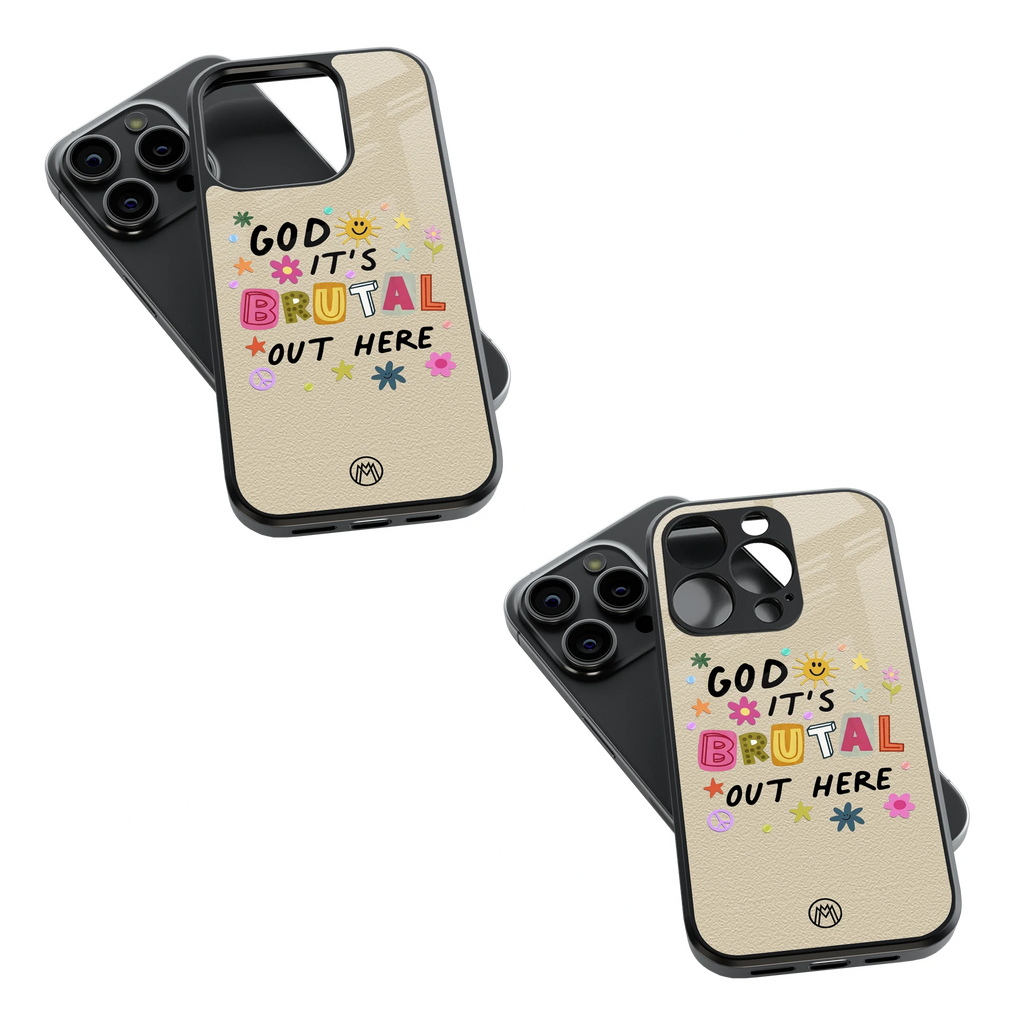 Trendy Glass Back Mobile Case for iPhone, Samsung, Redmi, OnePlus, Google Pixel, Motorola