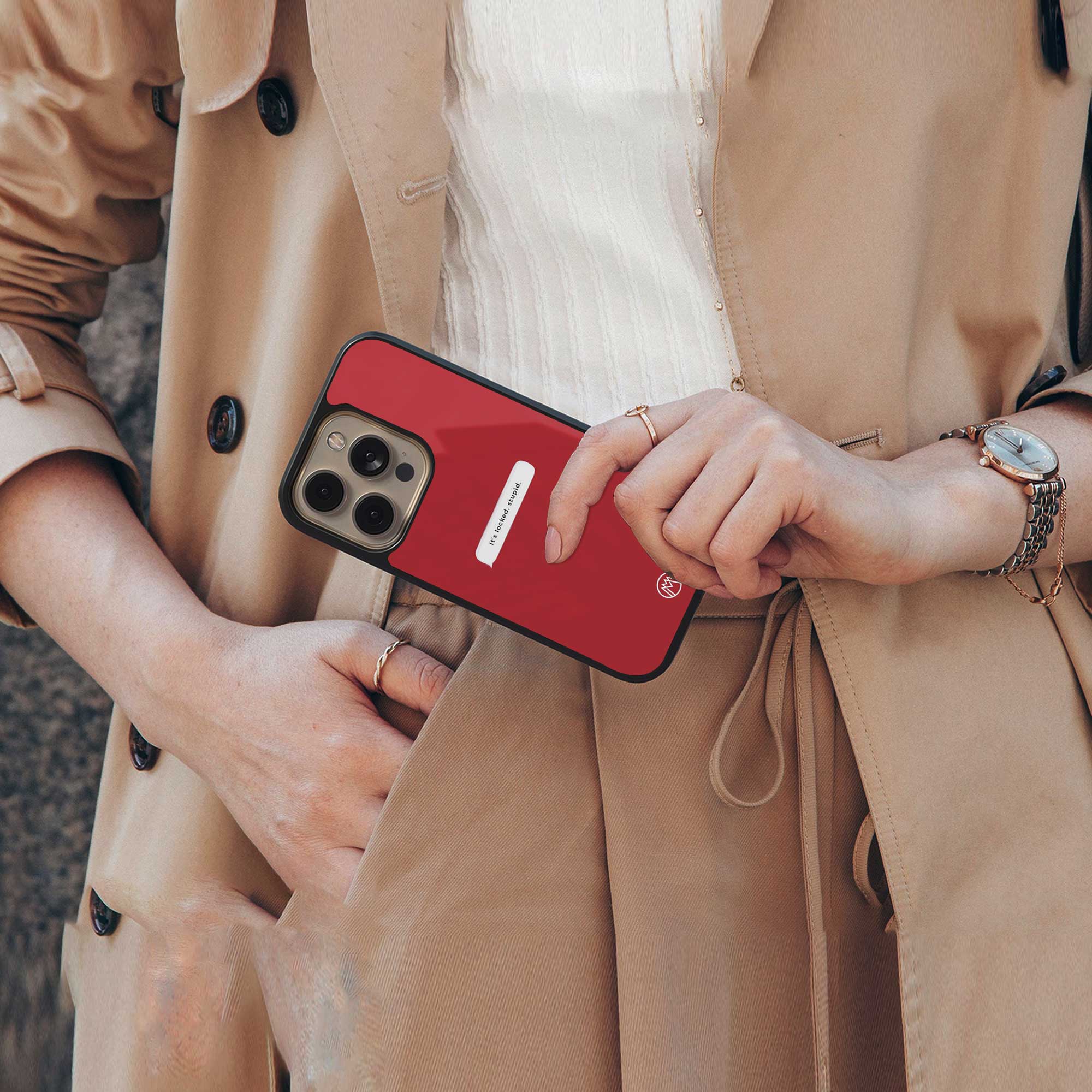 It's Locked Stupid Phone Cover | Glass Case