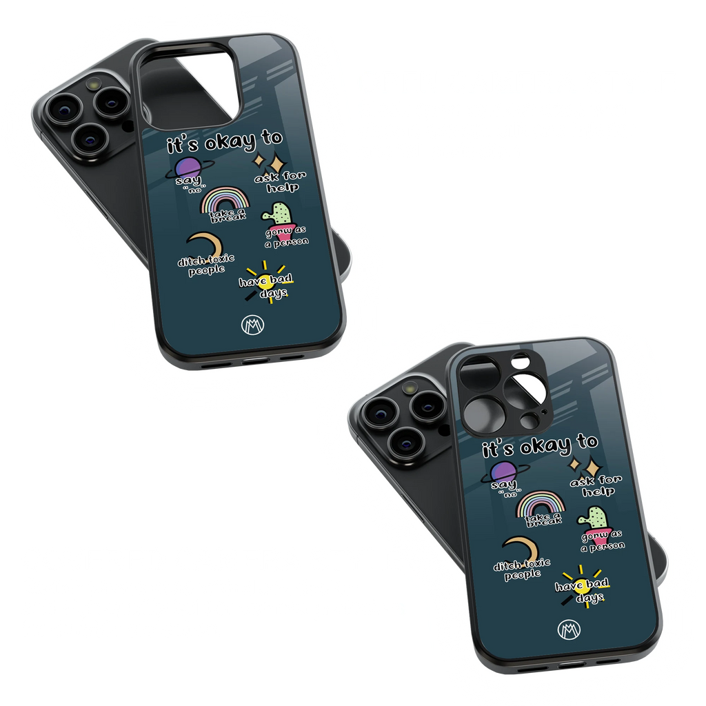 Trendy Glass Back Mobile Case for iPhone, Samsung, Redmi, OnePlus, Google Pixel, Motorola