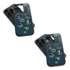 Trendy Glass Back Mobile Case for iPhone, Samsung, Redmi, OnePlus, Google Pixel, Motorola