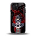 itachi uchiha back phone cover | glass case for iphone 13 mini