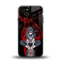 itachi uchiha back phone cover | glass case for iphone 13