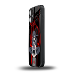 itachi uchiha back phone cover | glass case for iphone 16