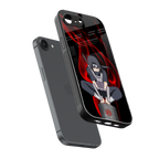 itachi uchiha back phone cover | glass case for iphone 16e