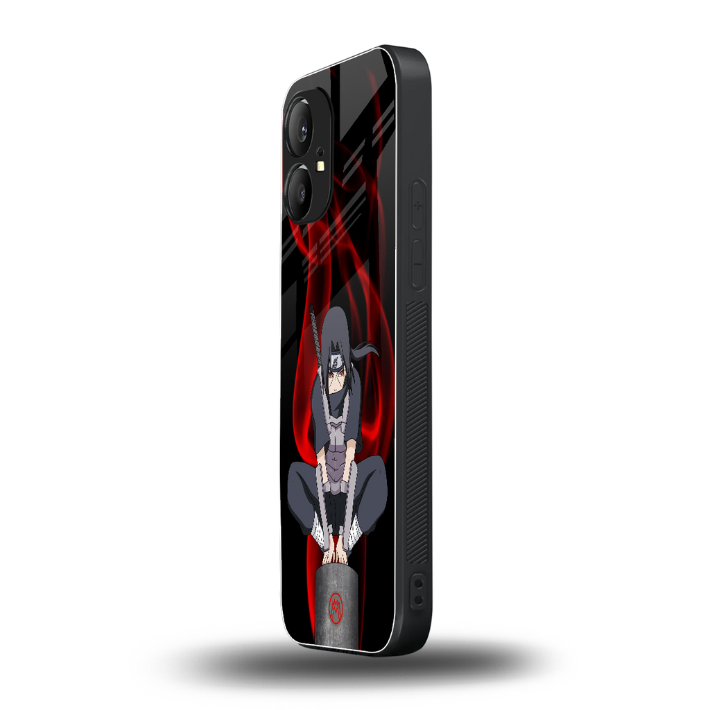 itachi uchiha back phone cover | glass case for nothing phone 1