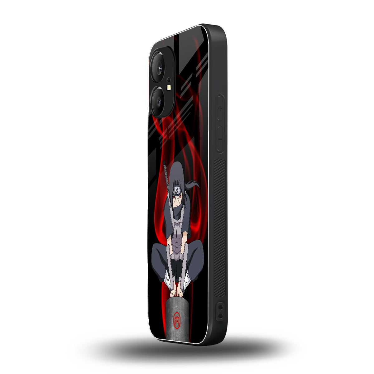 itachi uchiha back phone cover | glass case for nothing phone 1