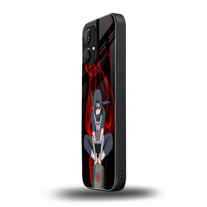 itachi uchiha back phone cover | glass case for nothing phone 1