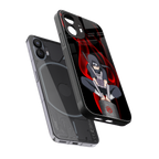 itachi uchiha back phone cover | glass case for nothing phone 2