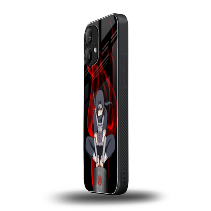 itachi uchiha back phone cover | glass case for nothing phone 2
