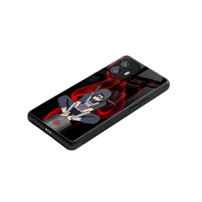 itachi uchiha back phone cover | glass case for nothing phone 2