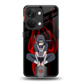 itachi uchiha back phone cover | glass case for oneplus nord 3