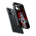 itachi uchiha back phone cover | glass case for oneplus nord 3