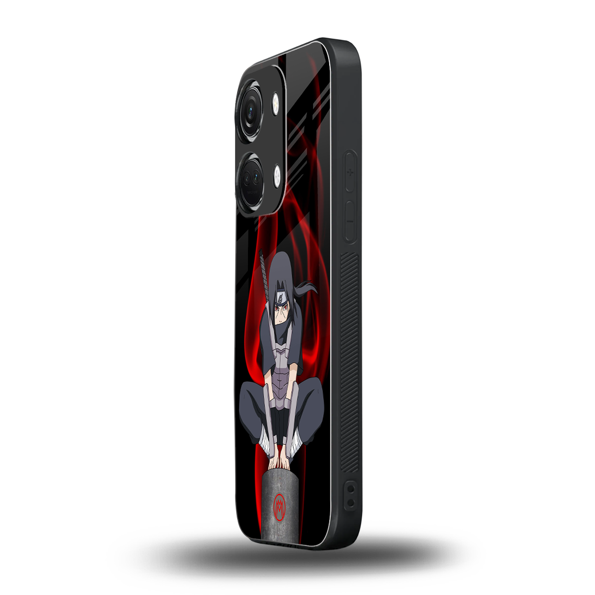 itachi uchiha back phone cover | glass case for oneplus nord 3