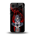 itachi uchiha back phone cover | glass case for oneplus nord 4
