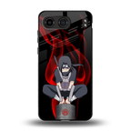 itachi uchiha back phone cover | glass case for oneplus nord 4
