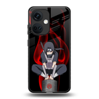 itachi uchiha back phone cover | glass case for oneplus nord ce 3