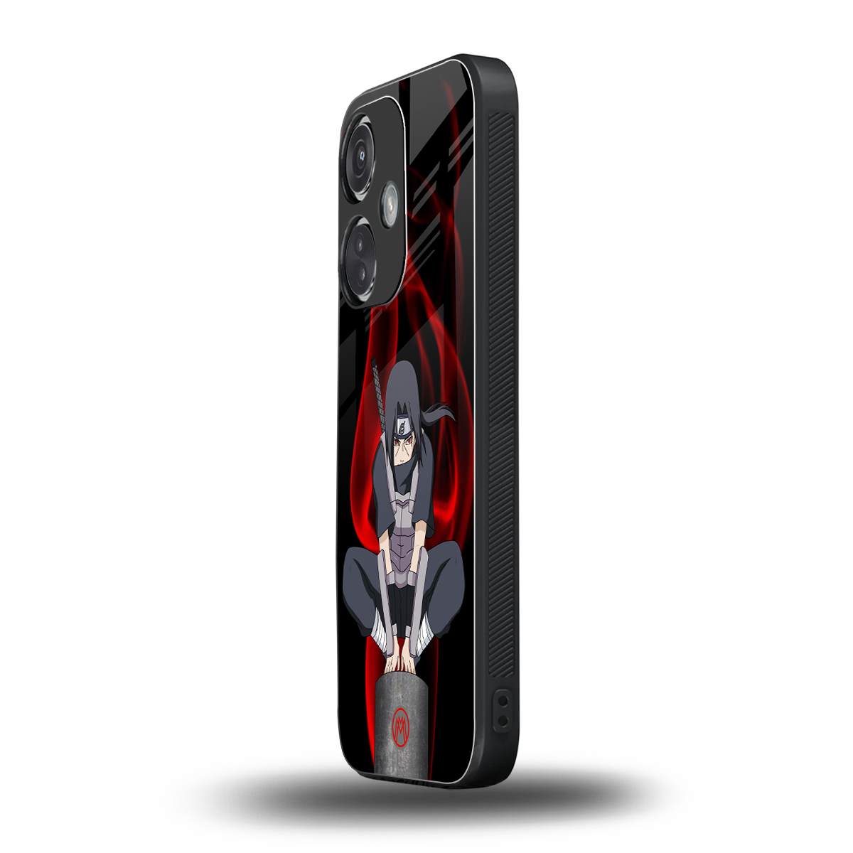 itachi uchiha back phone cover | glass case for oneplus nord ce 3