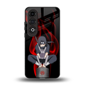 itachi uchiha back phone cover | glass case for oneplus nord ce 4