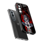 itachi uchiha back phone cover | glass case for oneplus nord ce 4