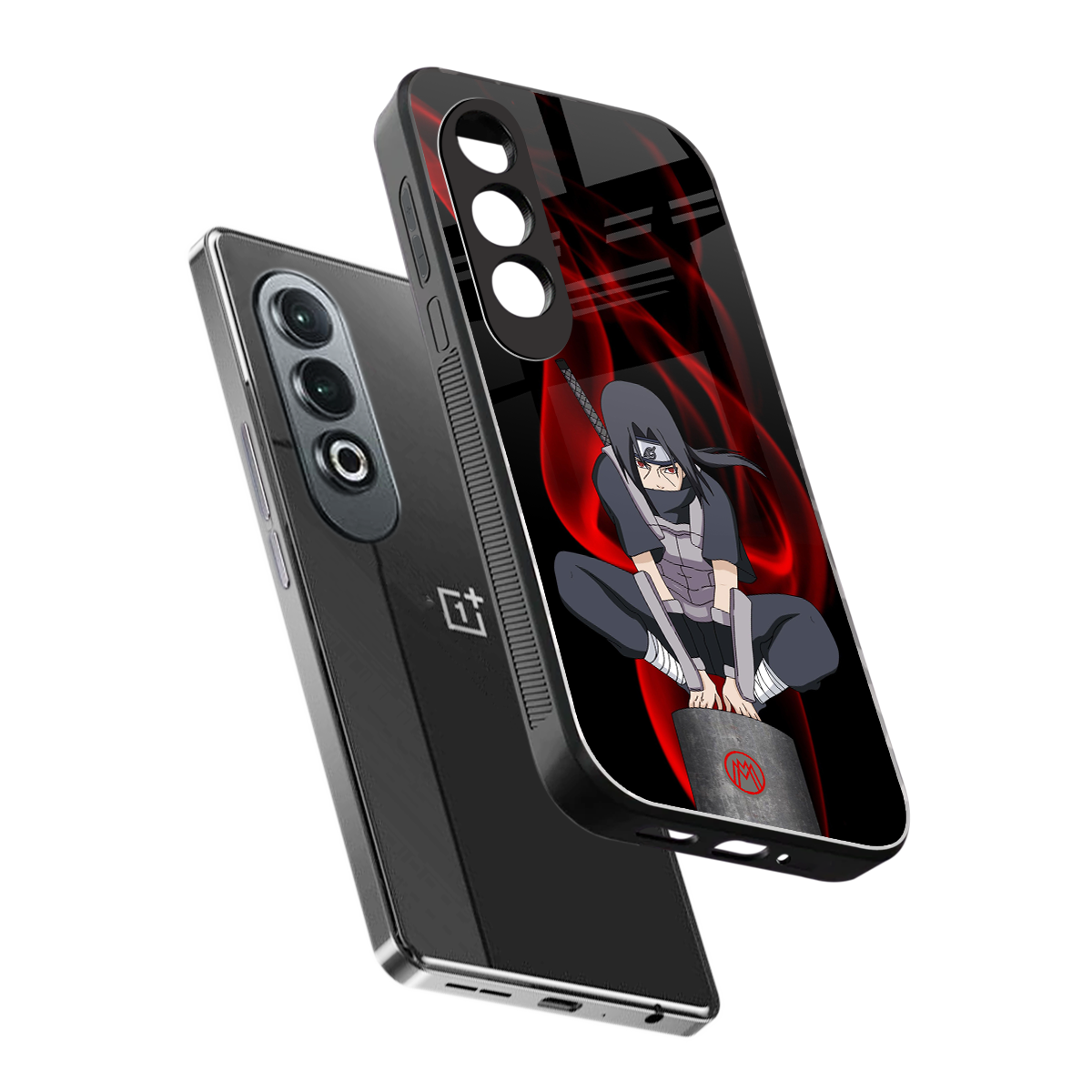 itachi uchiha back phone cover | glass case for oneplus nord ce 4