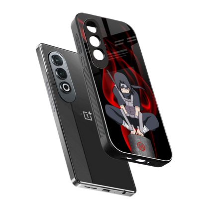 itachi uchiha back phone cover | glass case for oneplus nord ce 4