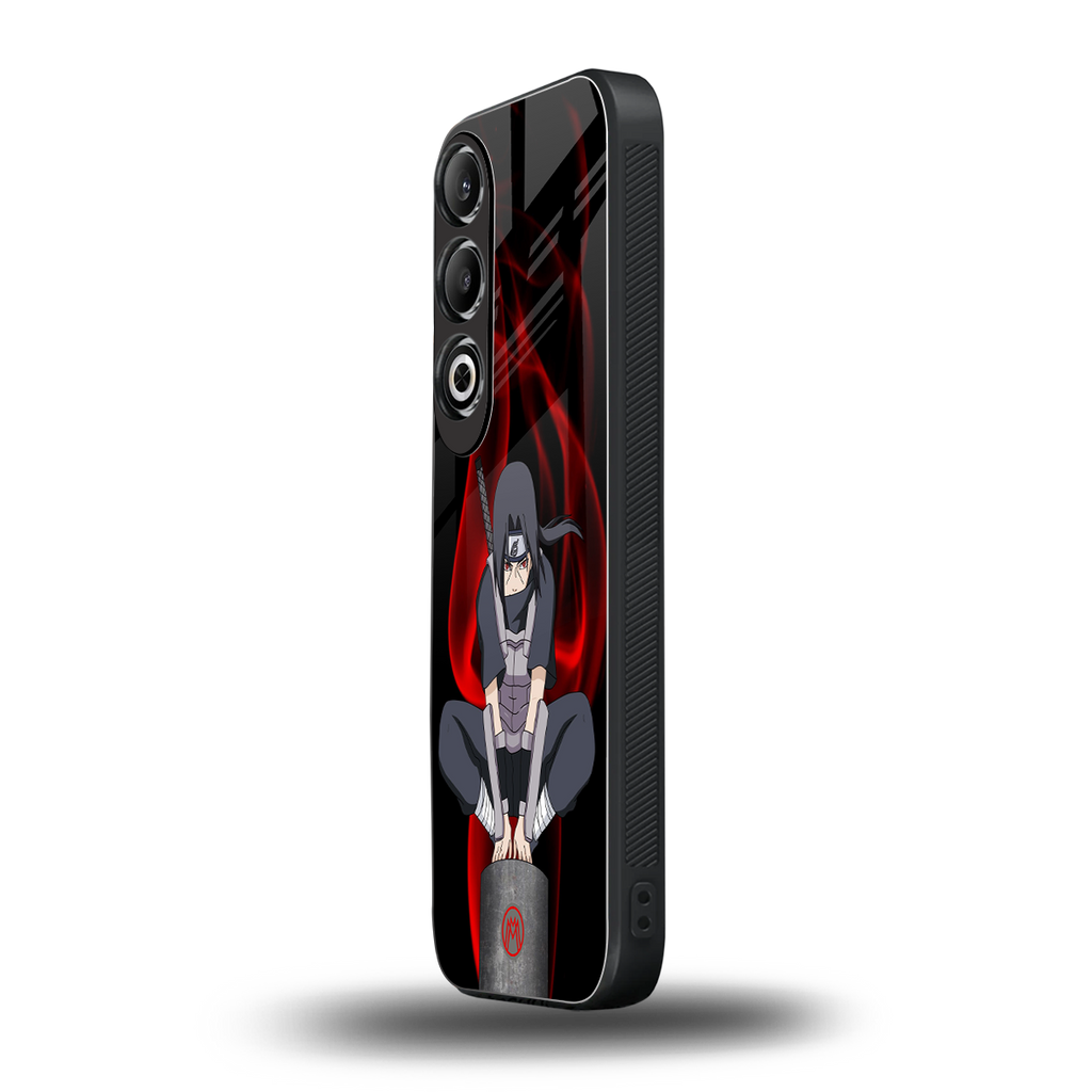 itachi uchiha back phone cover | glass case for oneplus nord ce 4
