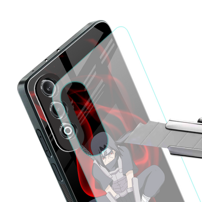 itachi uchiha back phone cover | glass case for oneplus nord ce 4