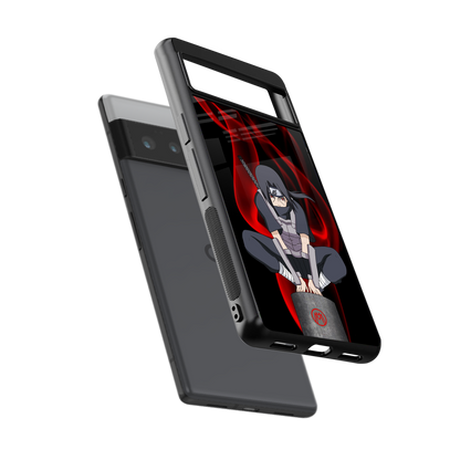 itachi uchiha back phone cover | glass case for google pixel 6 pro