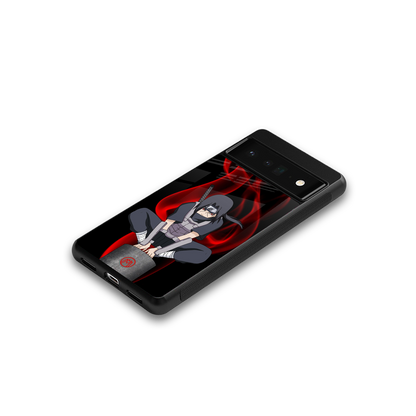 itachi uchiha back phone cover | glass case for google pixel 6 pro