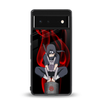 itachi uchiha back phone cover | glass case for google pixel 6