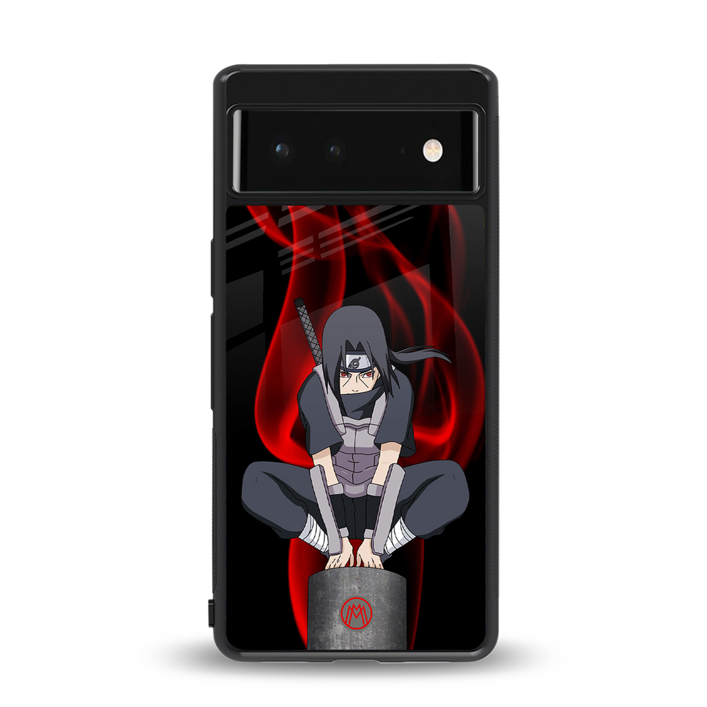 itachi uchiha back phone cover | glass case for Google Pixel 6A