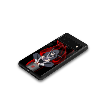 itachi uchiha back phone cover | glass case for Google Pixel 6A