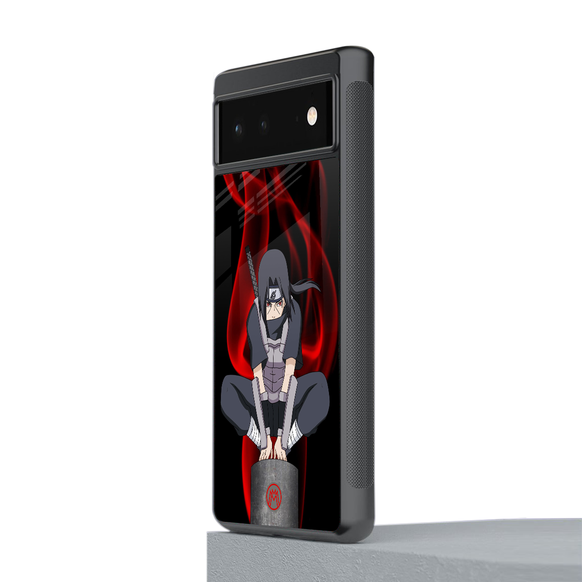 itachi uchiha back phone cover | glass case for google pixel 6