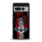 itachi uchiha back phone cover | glass case for google pixel 7 pro