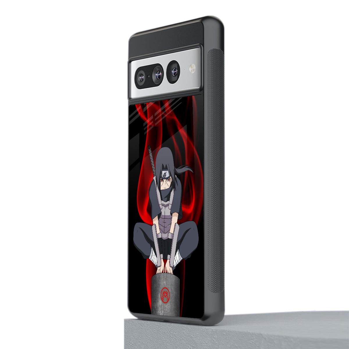 itachi uchiha back phone cover | glass case for google pixel 7 pro